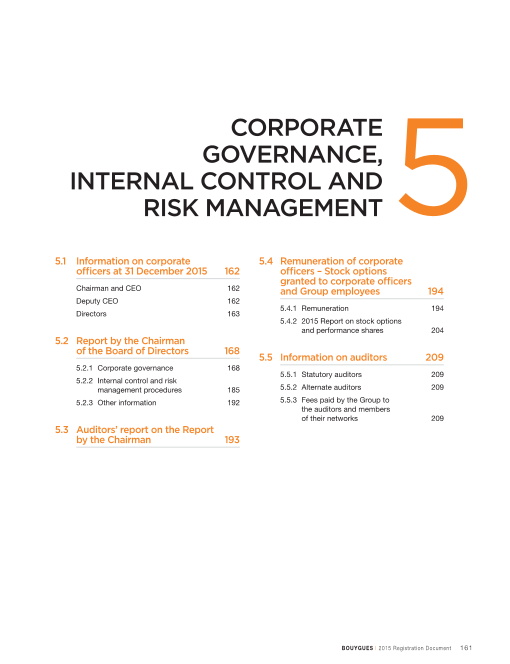 Corporate Governance, Internal