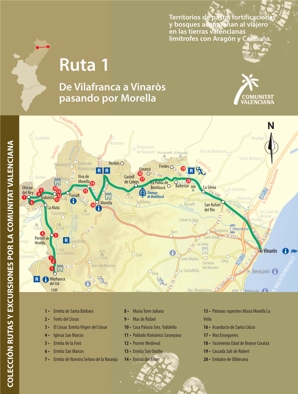 Ruta 1 De Vilafranca a Vinaròs Pasando Por Morella