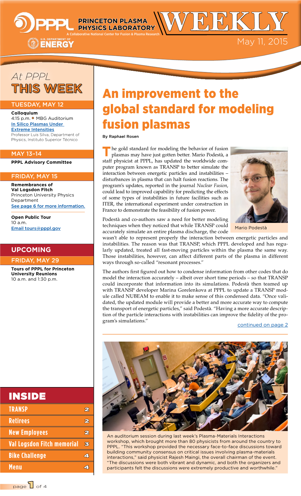 An Improvement to the Global Standard for Modeling Fusion Plasmas