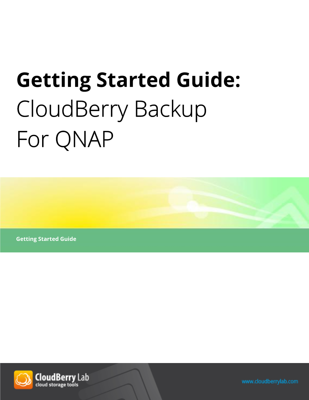 Cloudberry Backup for QNAP