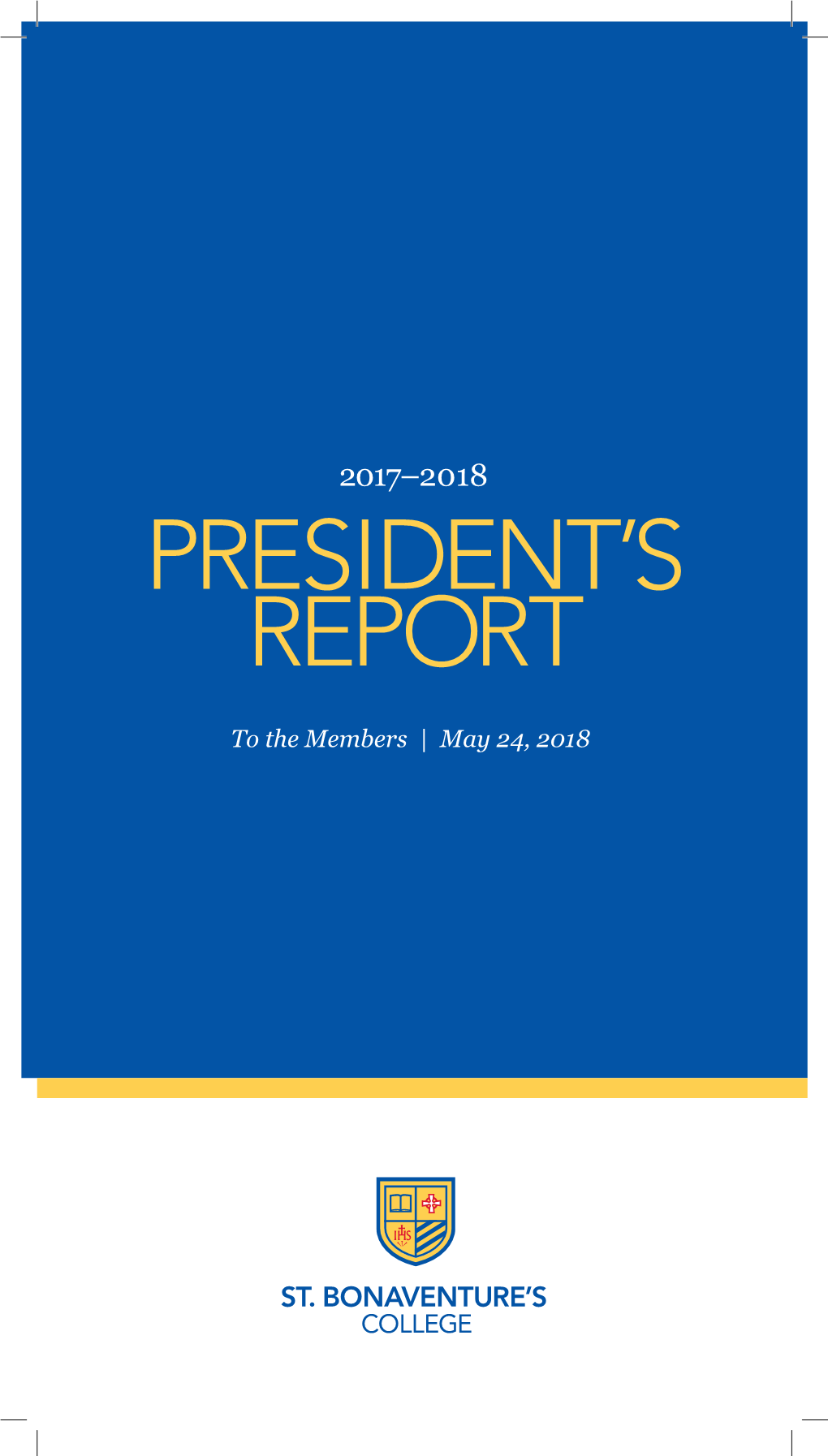 President's Report