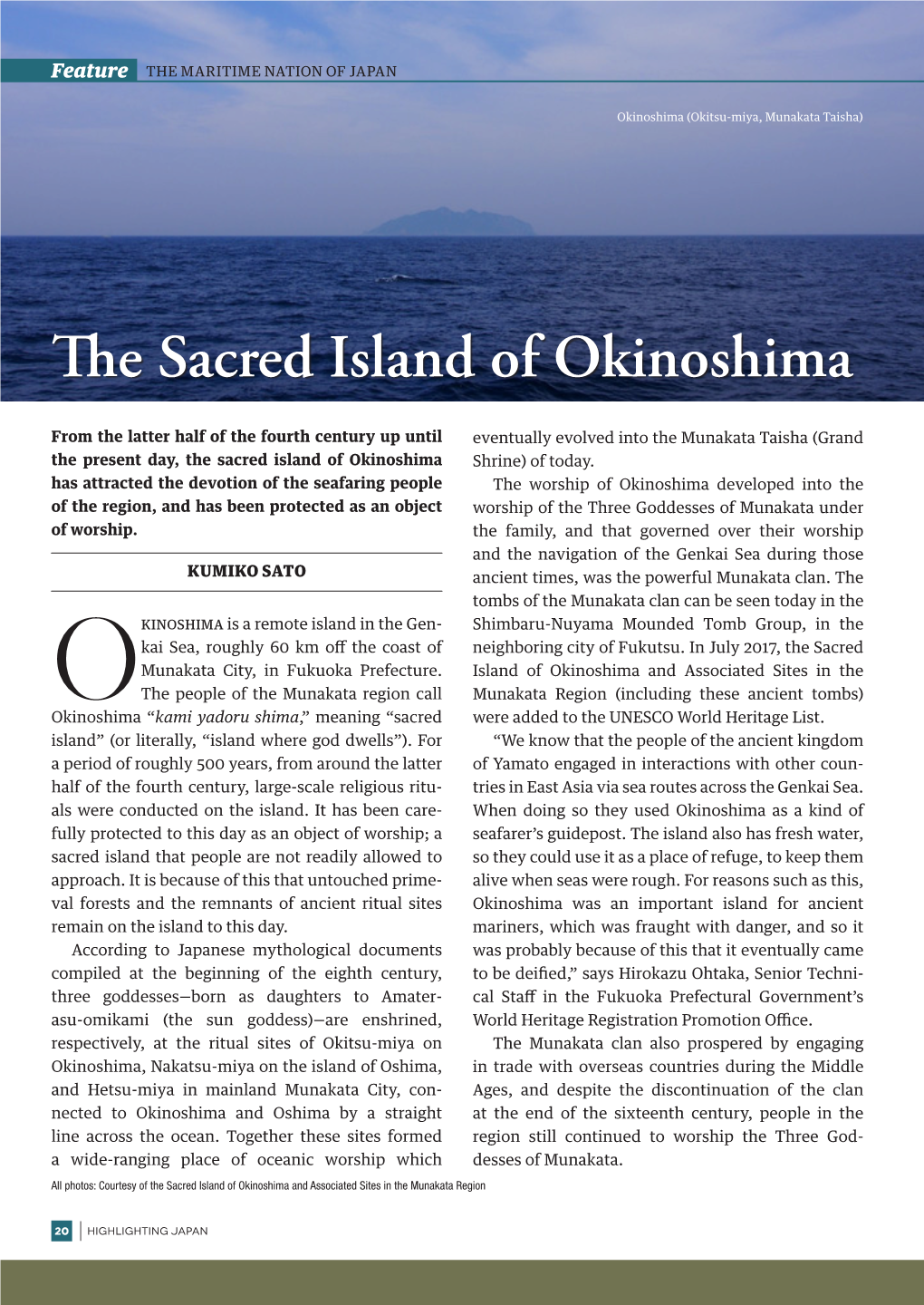 The Sacred Island of Okinoshima