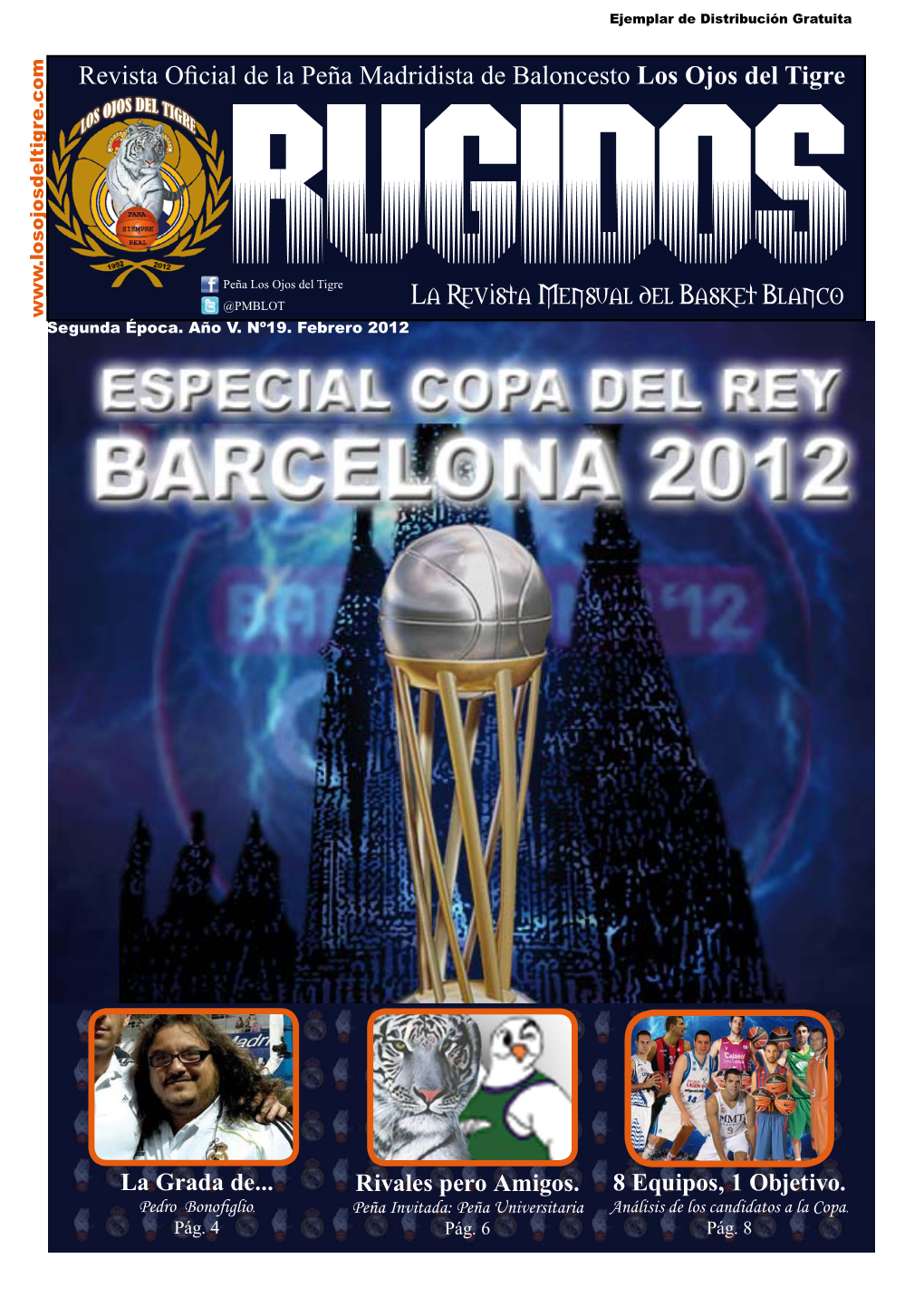 Revista Oficial De La Peña Madridista De Baloncesto Los Ojos Del Tigre