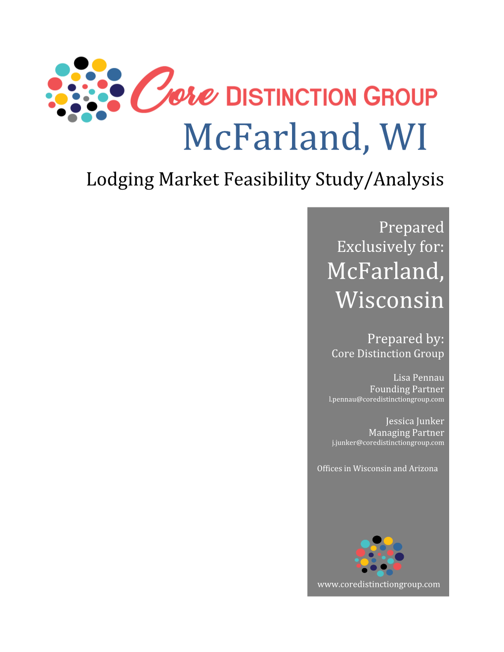 Lodging Market Feasibility Study/Analysis