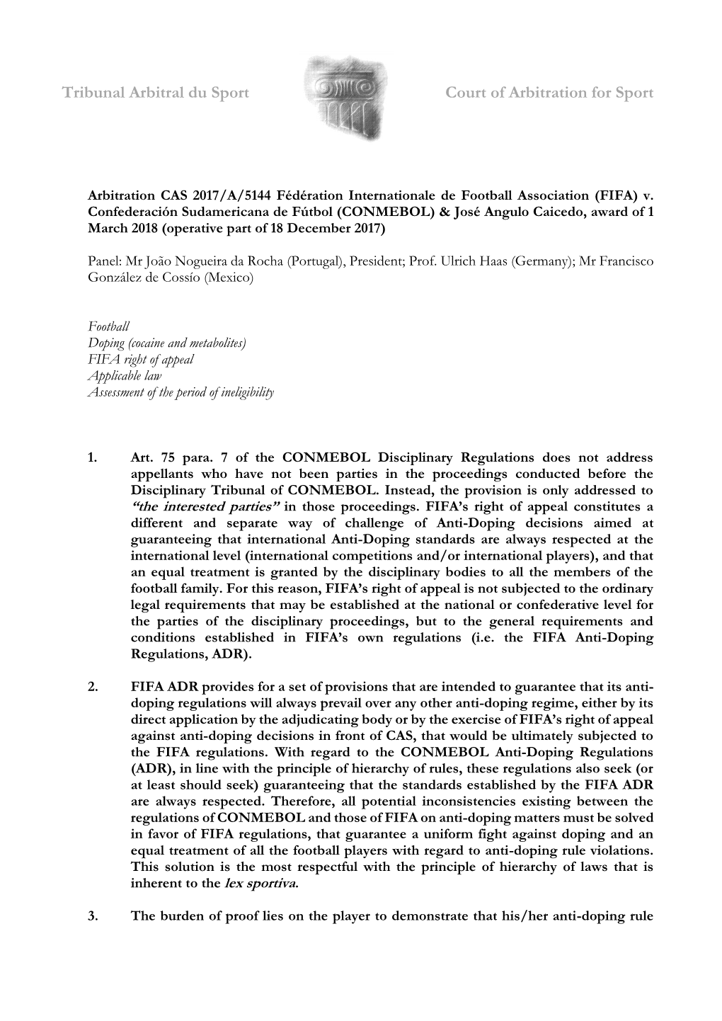 5144 Fédération Internationale De Football Association (FIFA) V