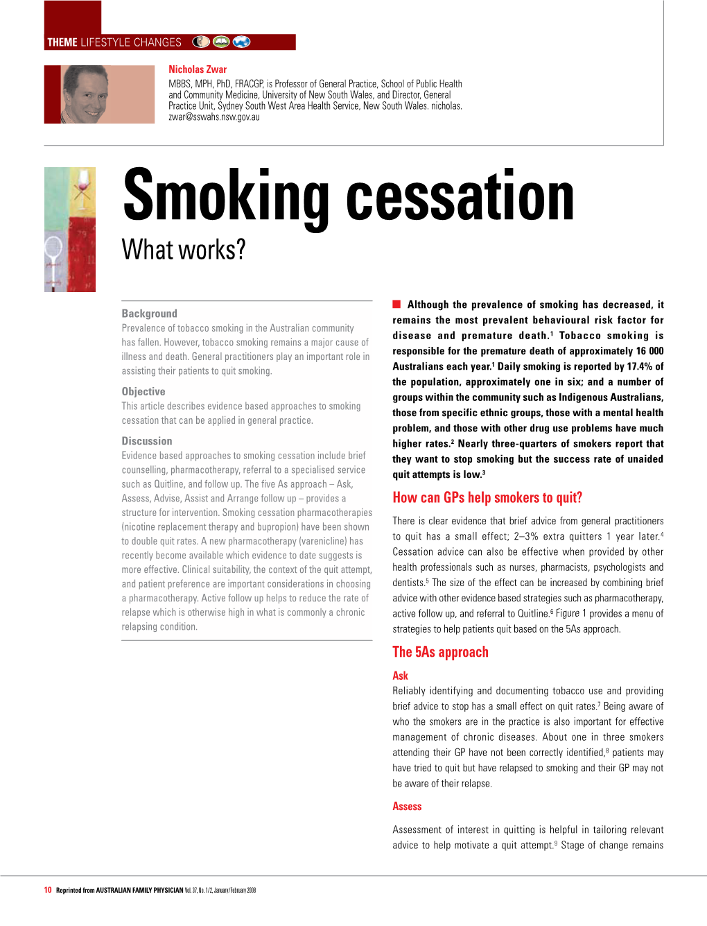 Smoking Cessation What Works?