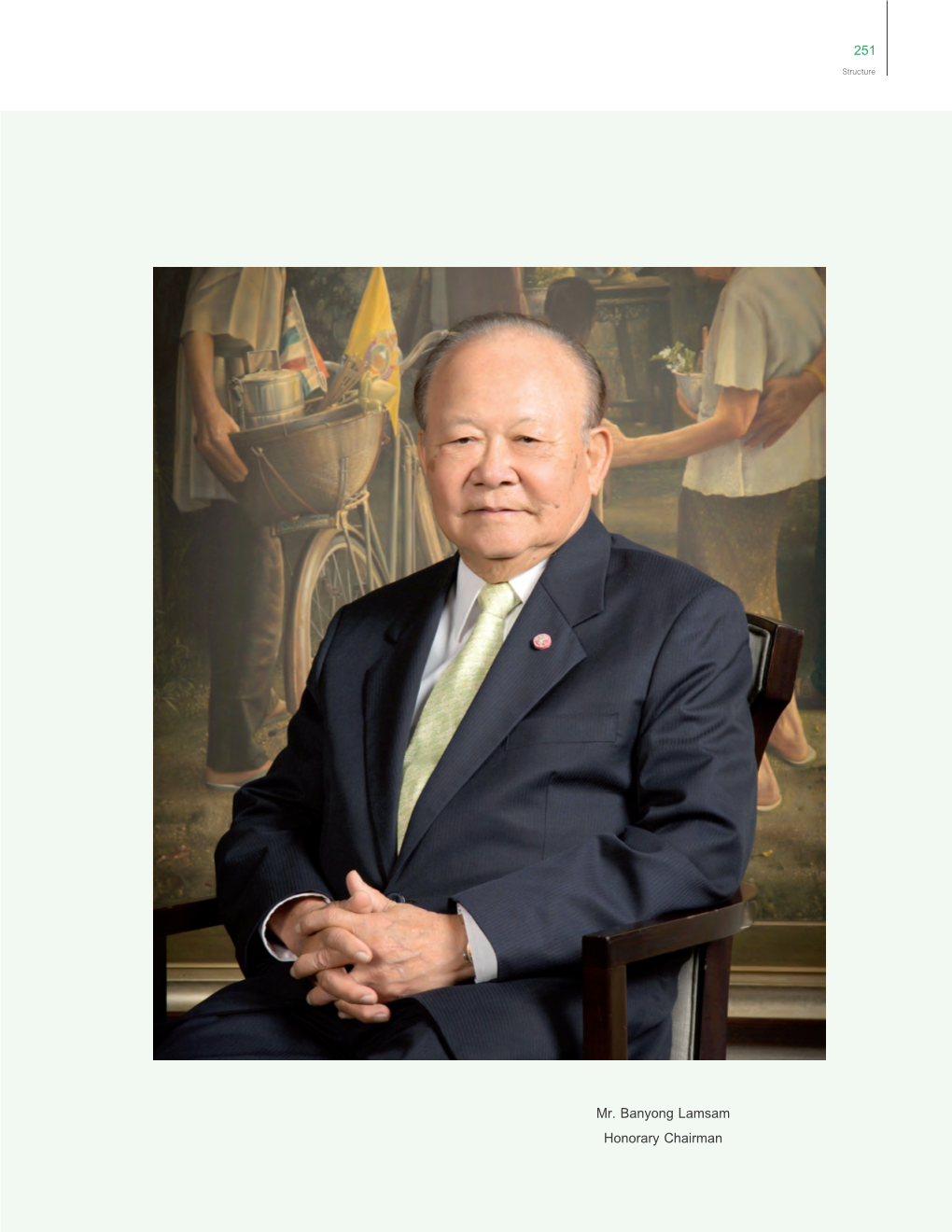 Mr. Banyong Lamsam Honorary Chairman 252 Board of Directors ANNUAL REPORT 2013