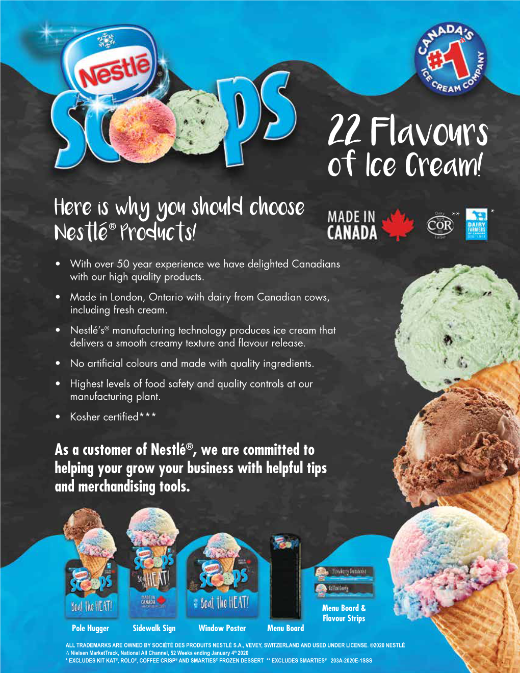 22 Flavours of Ice Cream!