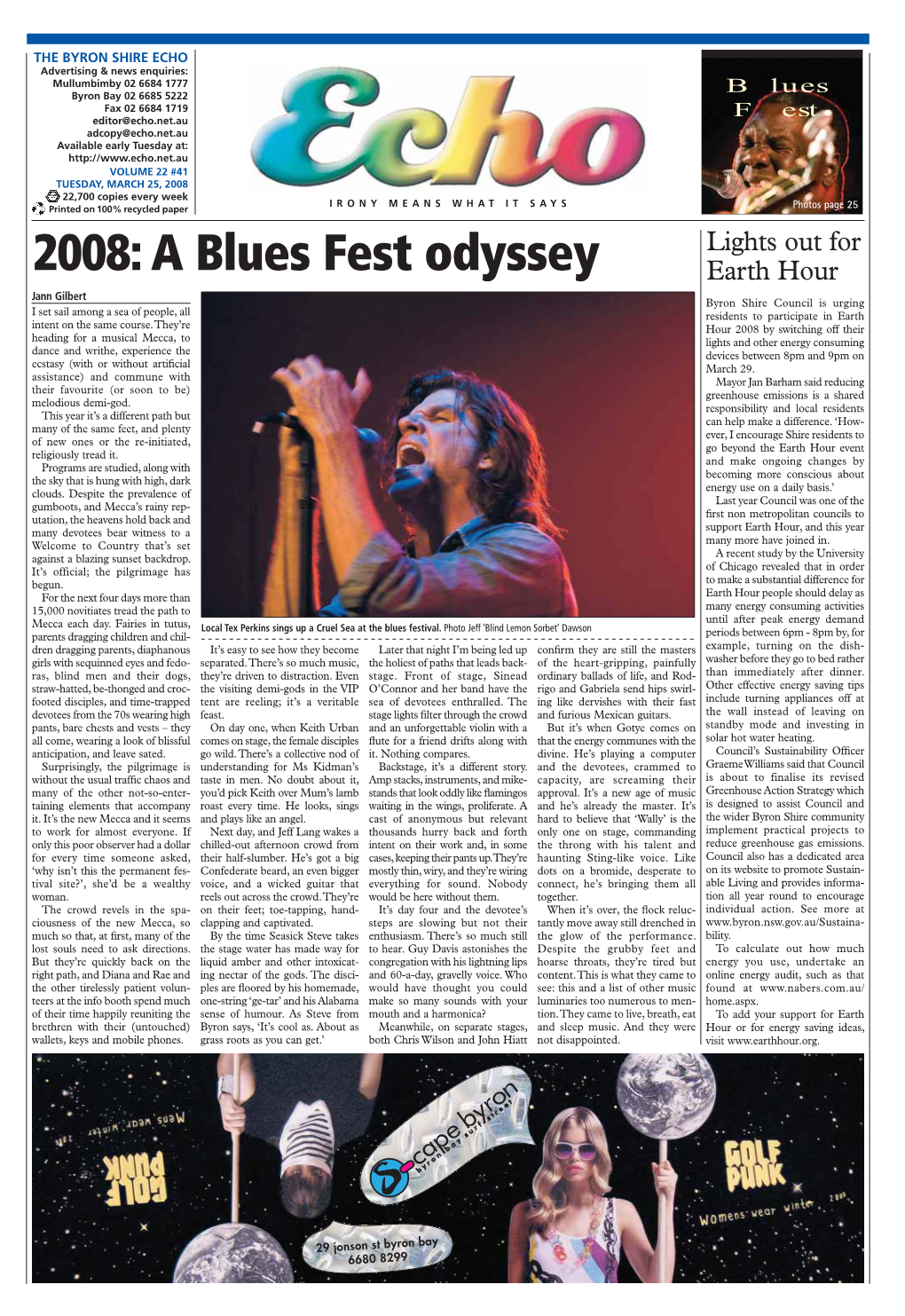 2008: a Blues Fest Odyssey