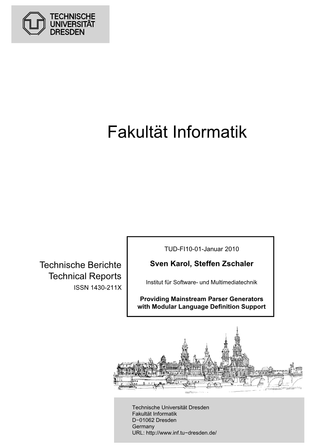 Fakultät Informatik