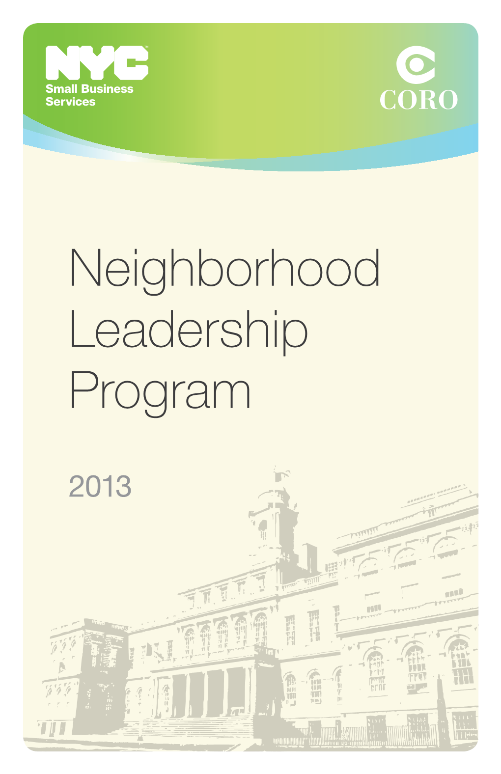 Neighborhood Leadership Program