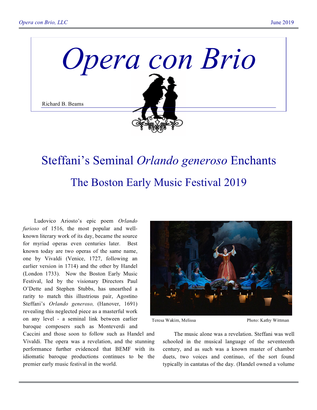 Steffani's Seminal Orlando Generoso Enchants