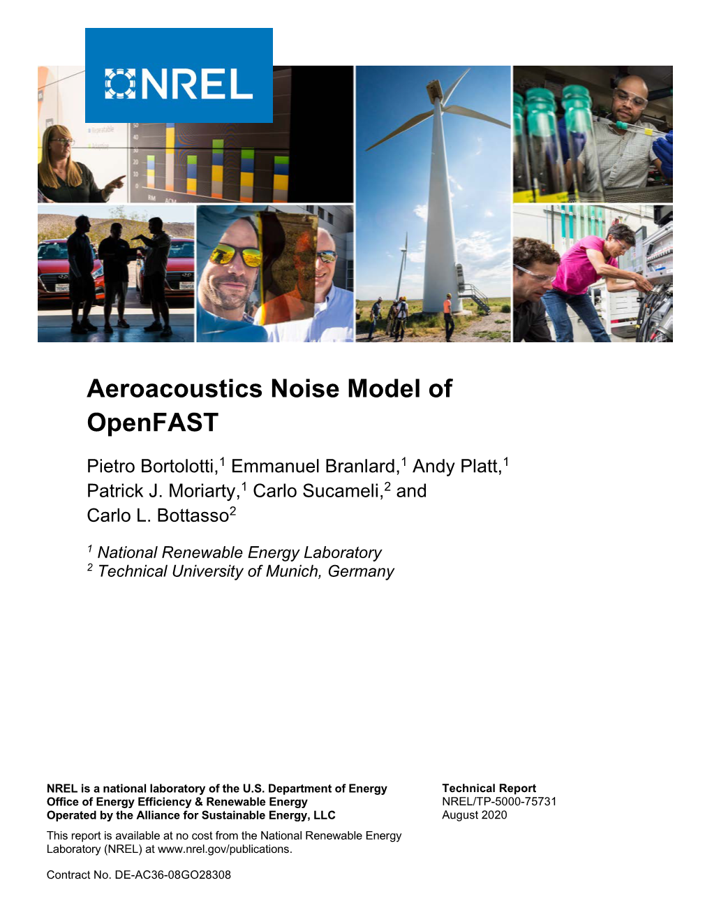 Aeroacoustics Noise Model of Openfast