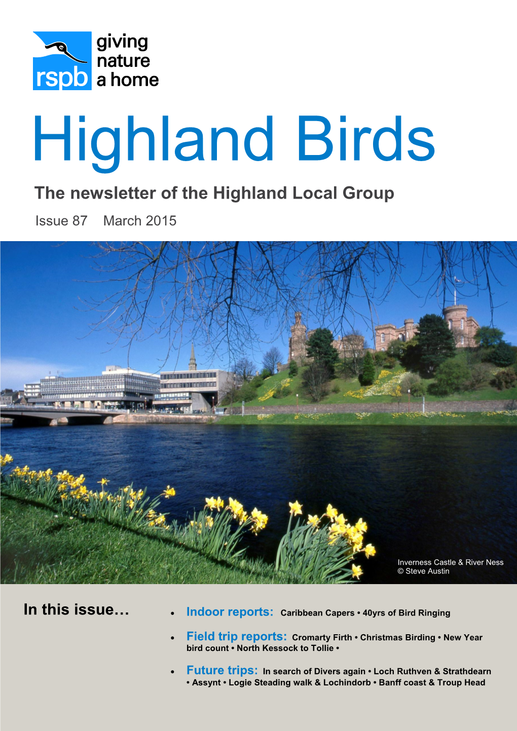 The Newsletter of the Highland Local Group Issue 87 March 2015