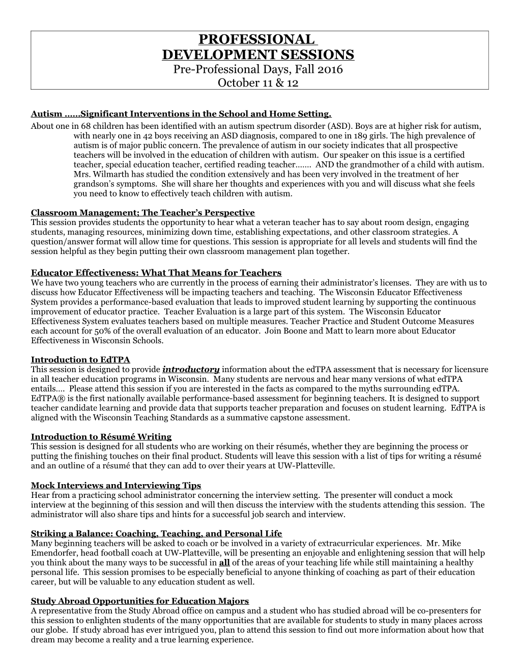 Introduction to Résumé Writing s1