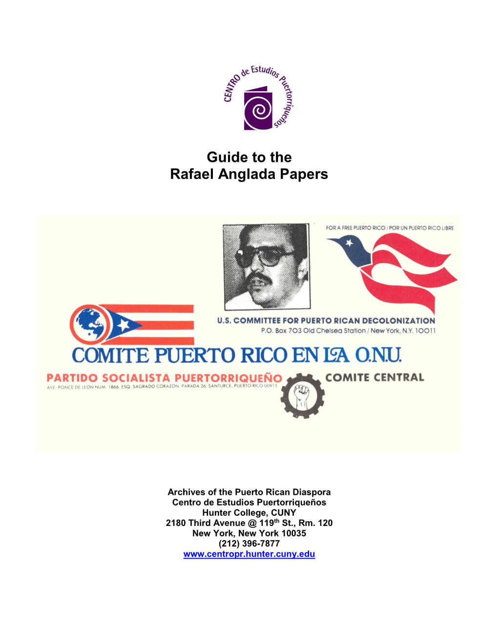 Rafael Anglada Papers