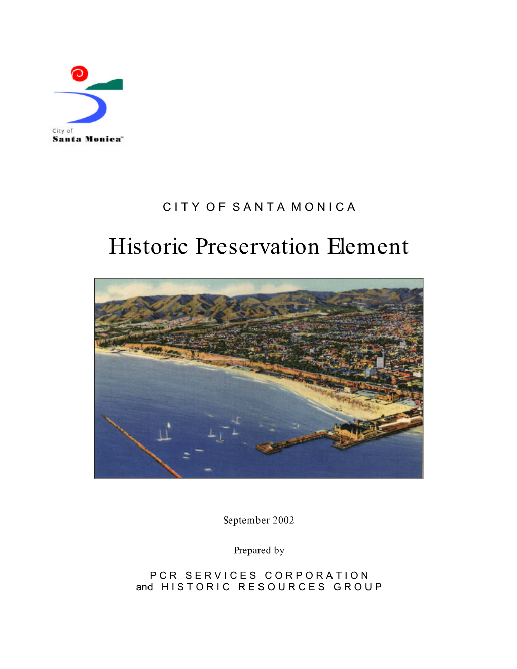 Adopted Historic Preservation Element 2002