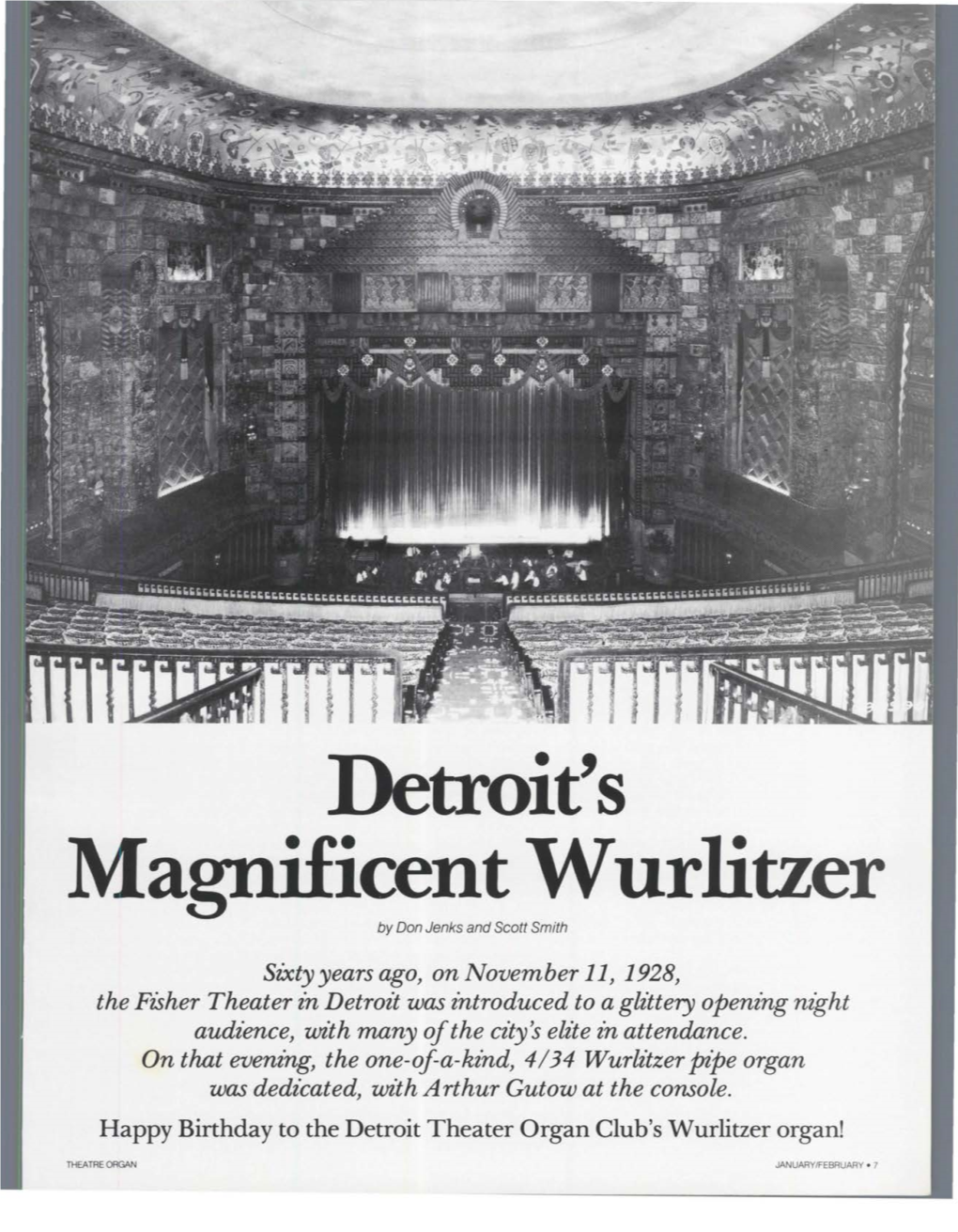 Detroit's Magnificent Wurlitzer