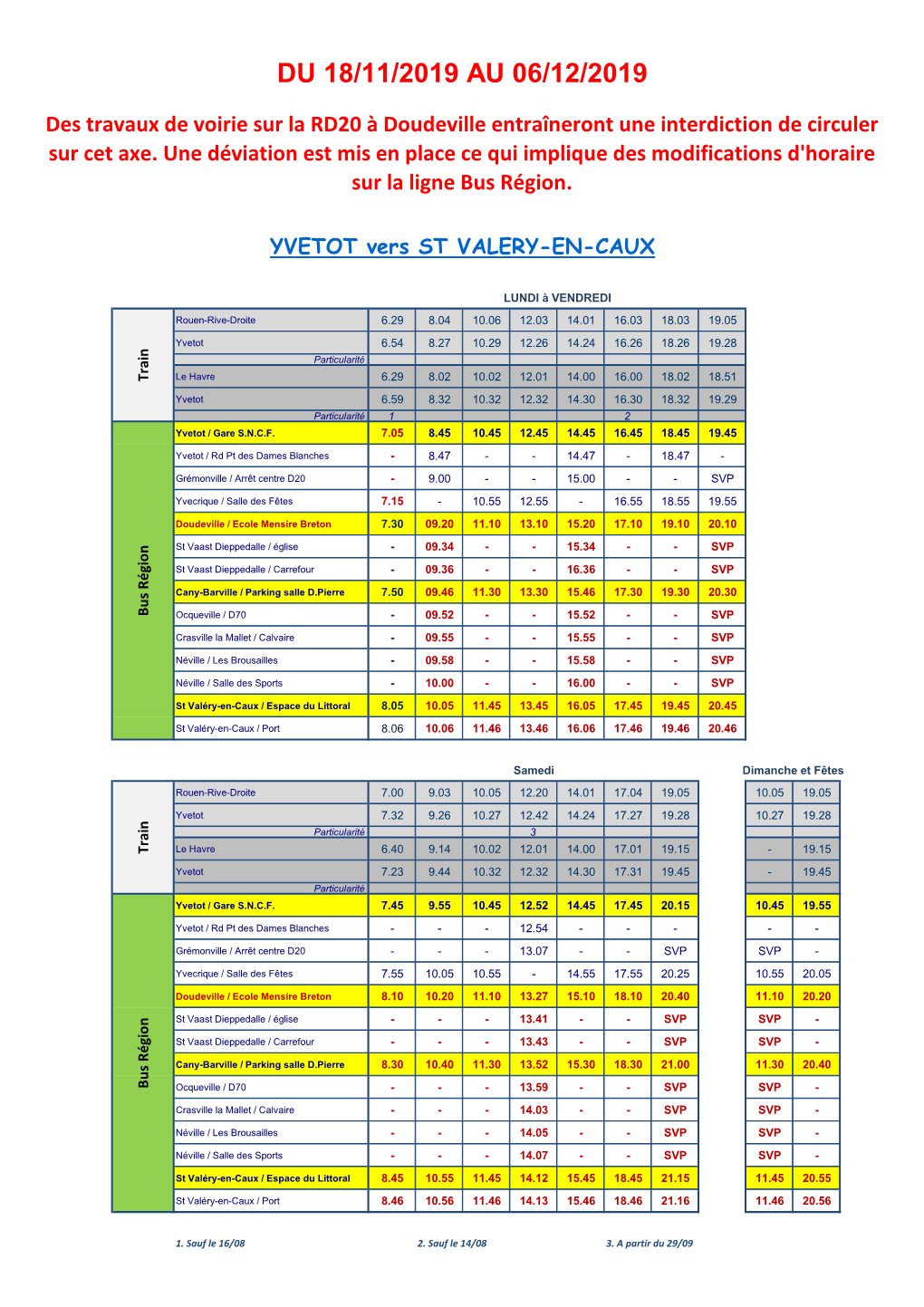 Du 18/11/2019 Au 06/12/2019