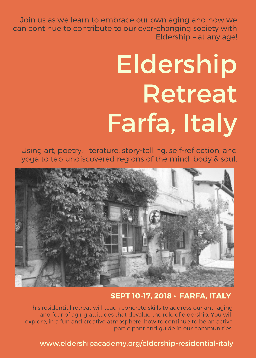 Eldership Residential Retreat Farfa, Italy