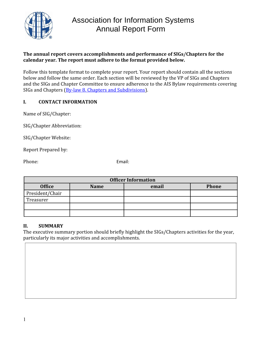 Special Interest Group for LONG NAME (SIG- Abbreviatedname )