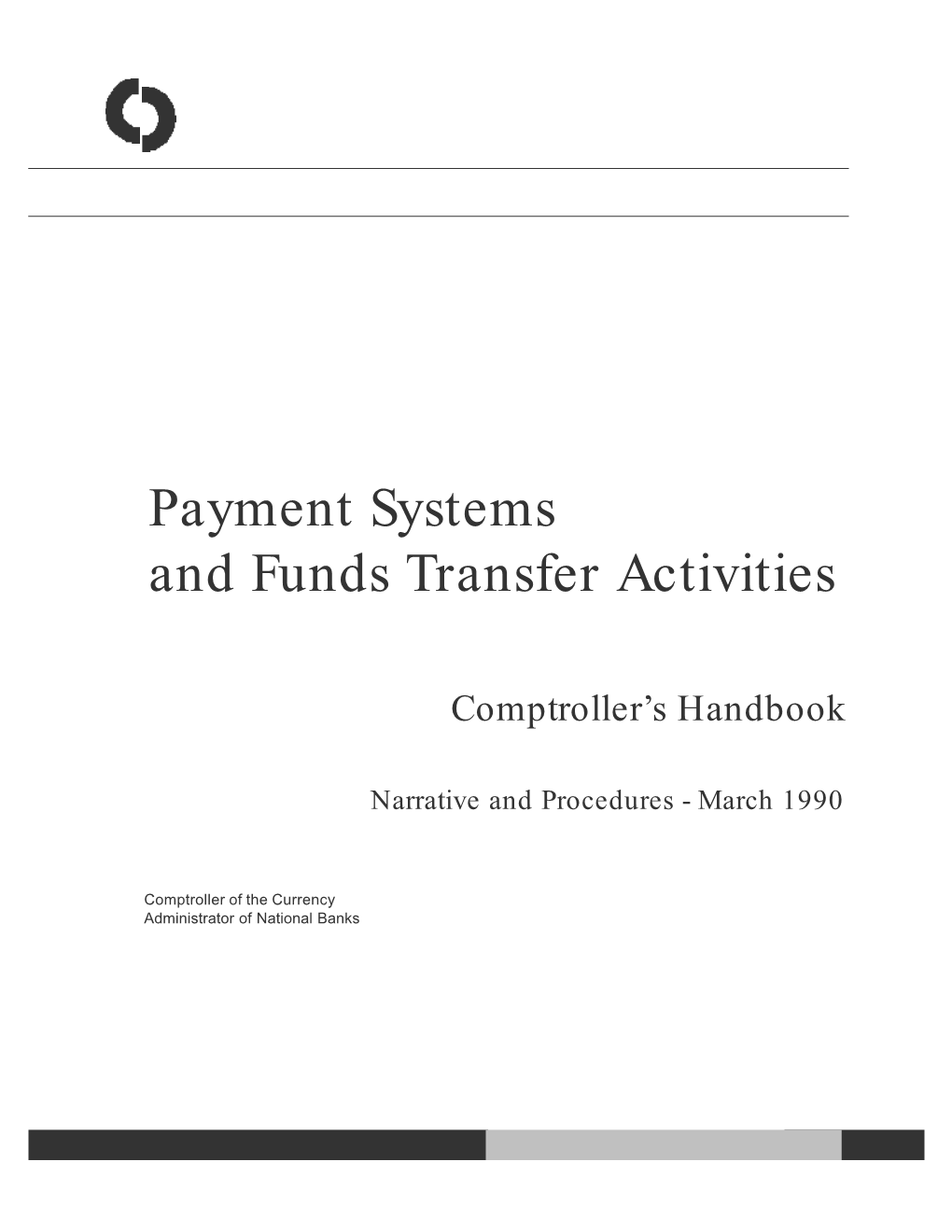 Payment Systems and Funds Transfer Activities