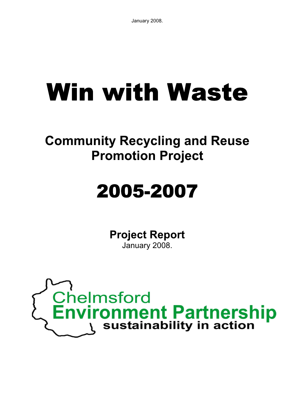 Win with Waste Project Report