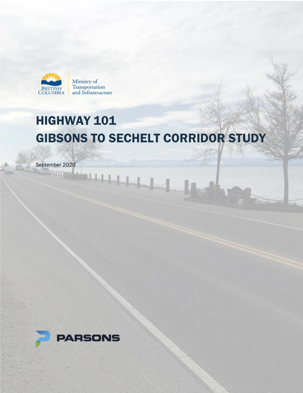 Highway 101 Gibsons to Sechelt Corridor Study September 2020