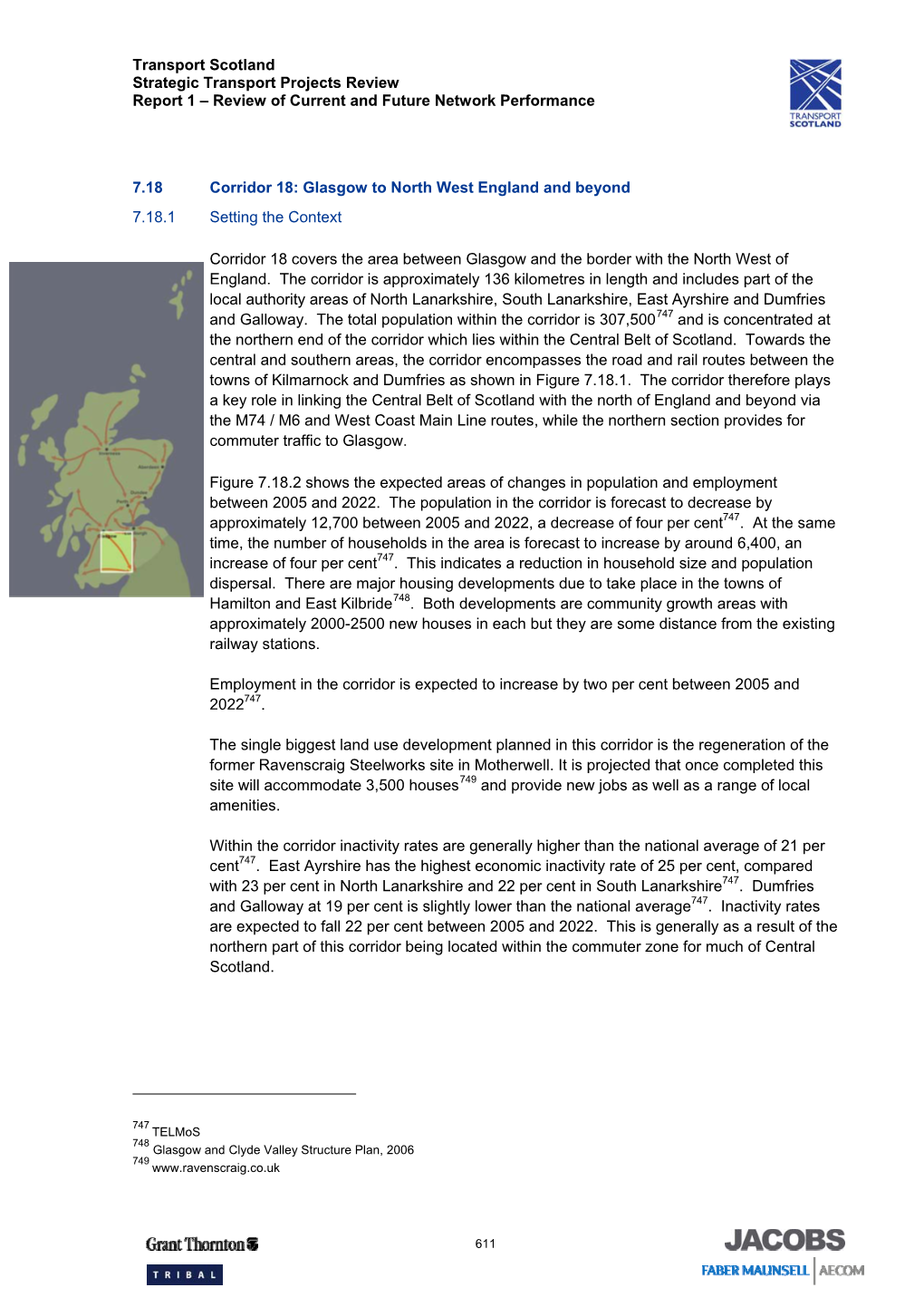 Strategic Transport Projects Review Report 1 – Review of Current and Future Network Performance