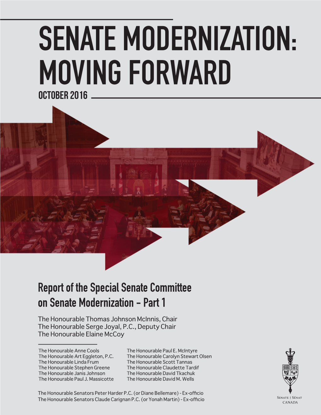 SENATE MODERNIZATION: MOVING FORWARD October 2016