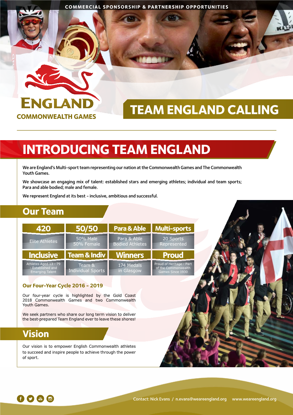 Team England Calling