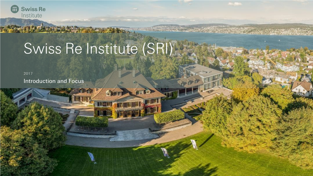 Swiss Re Institute (SRI)