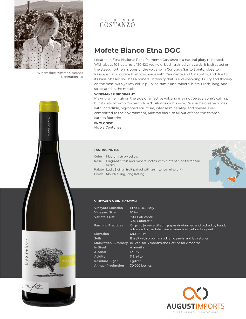 Mofete Bianco Etna DOC