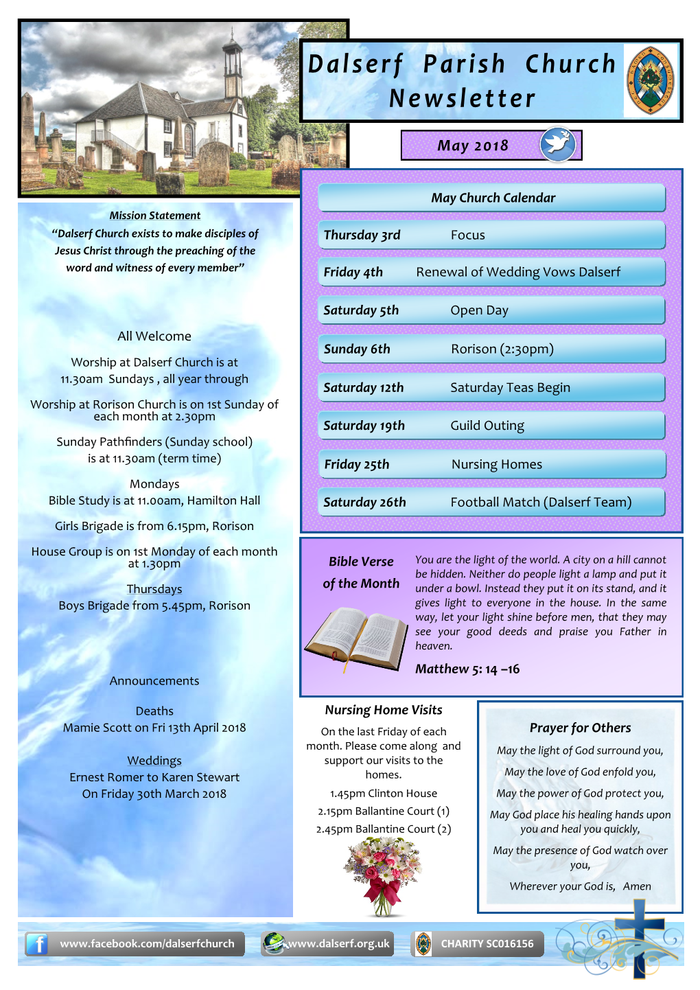 Dalserf Parish Church Newsletter