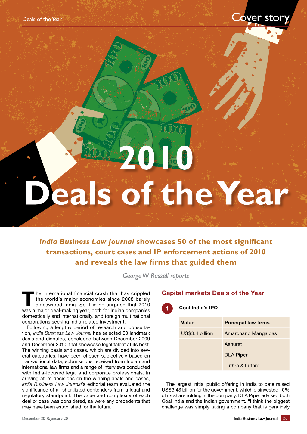 Deals of the Year Cover Story