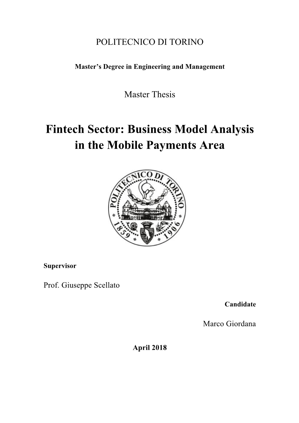 Fintech Sector: Business Model Analysis in the Mobile Payments Area