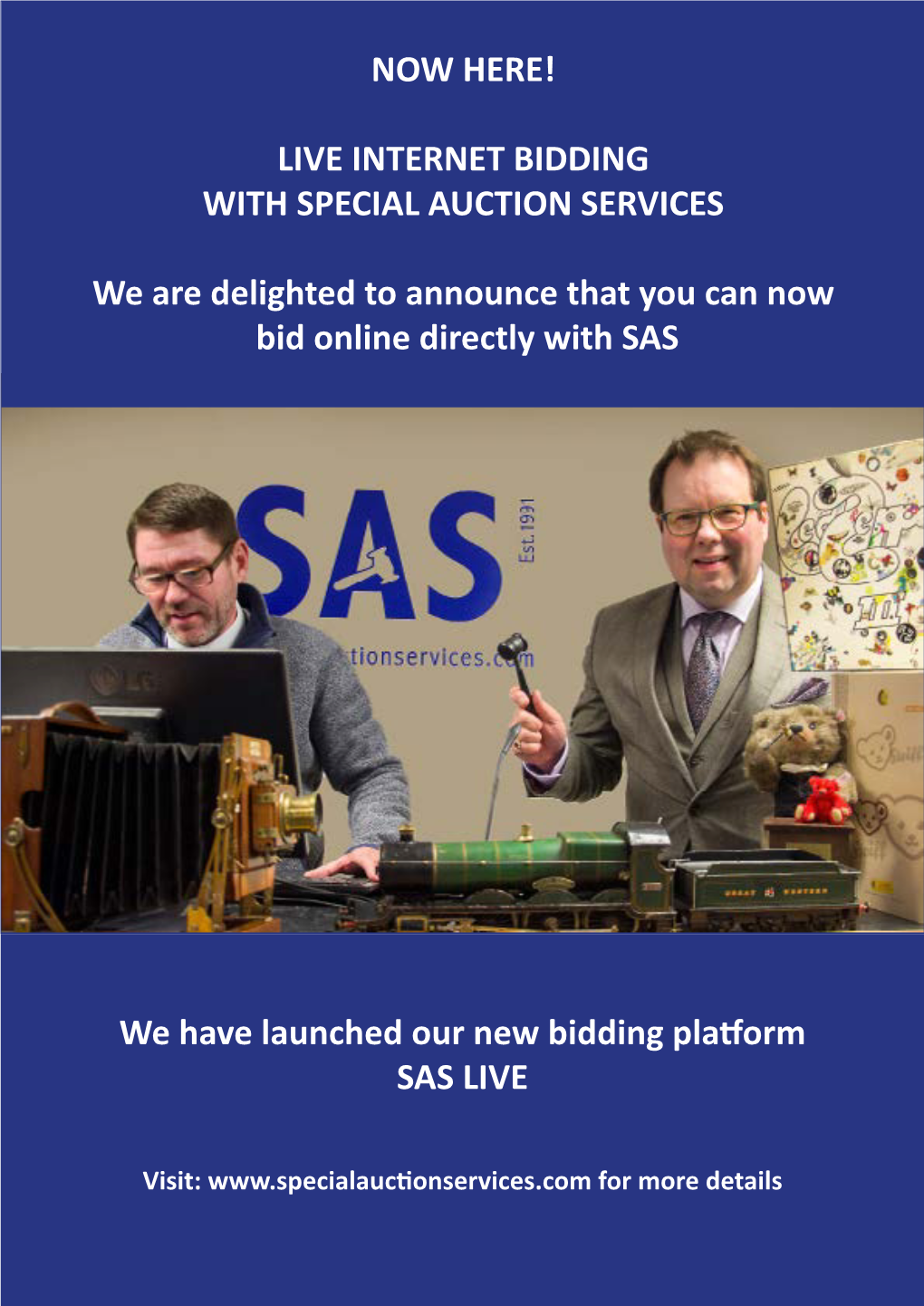 We Have Launched Our New Bidding Platform SAS LIVE