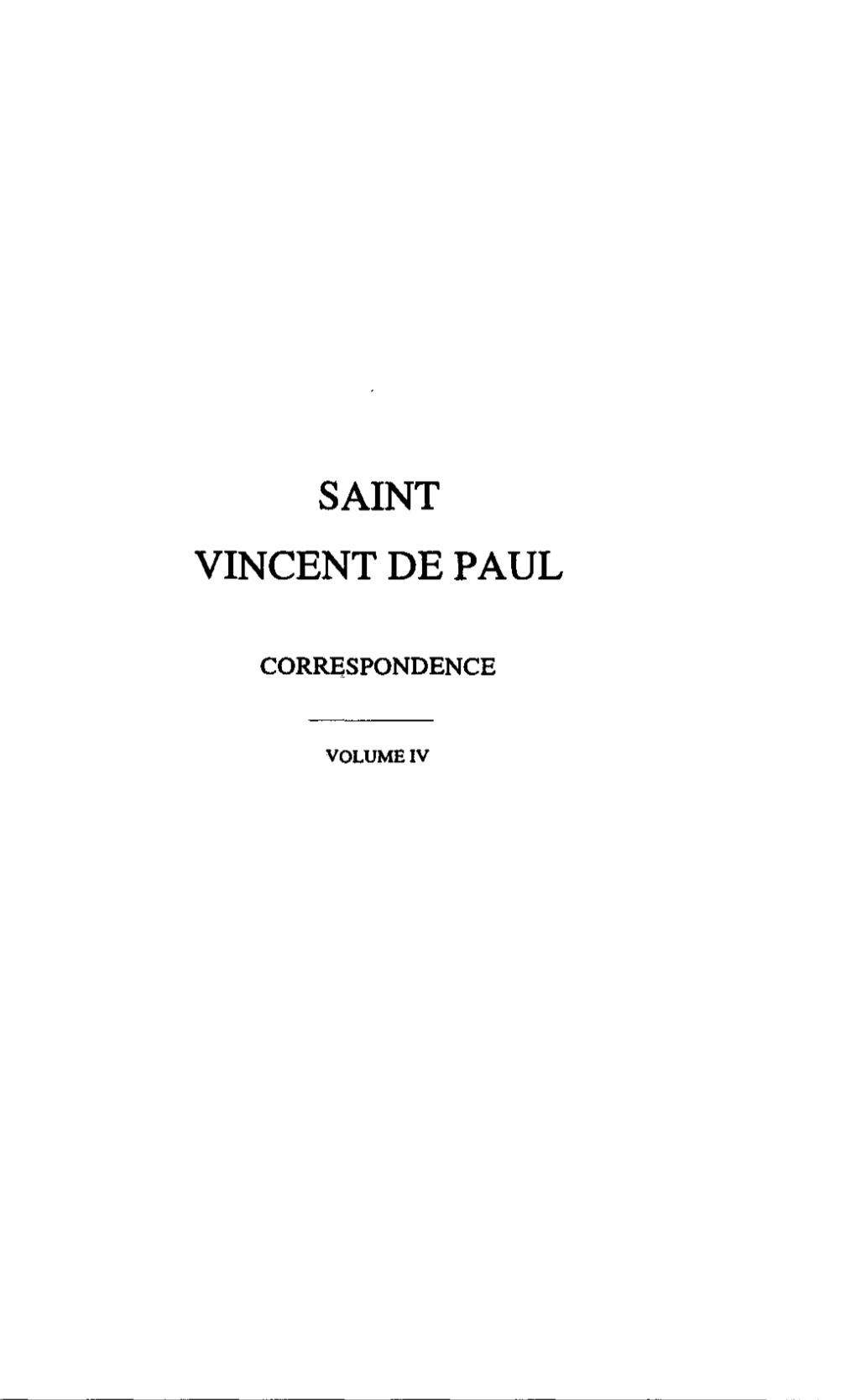 Saint Vincent De Paul