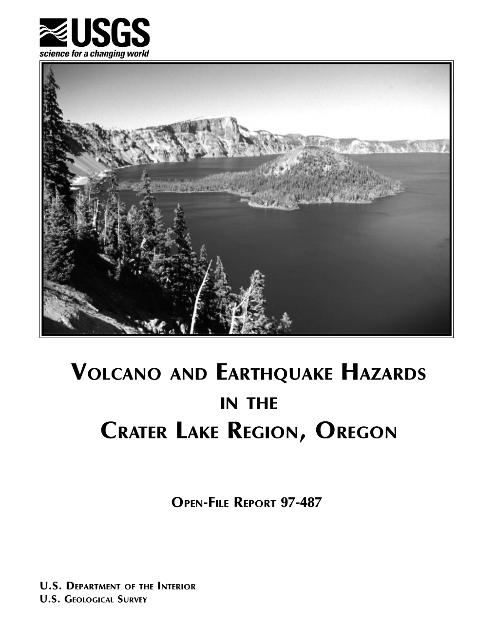 Volcano and Earthquake Hazards in the Crater Lake Region, Oregon