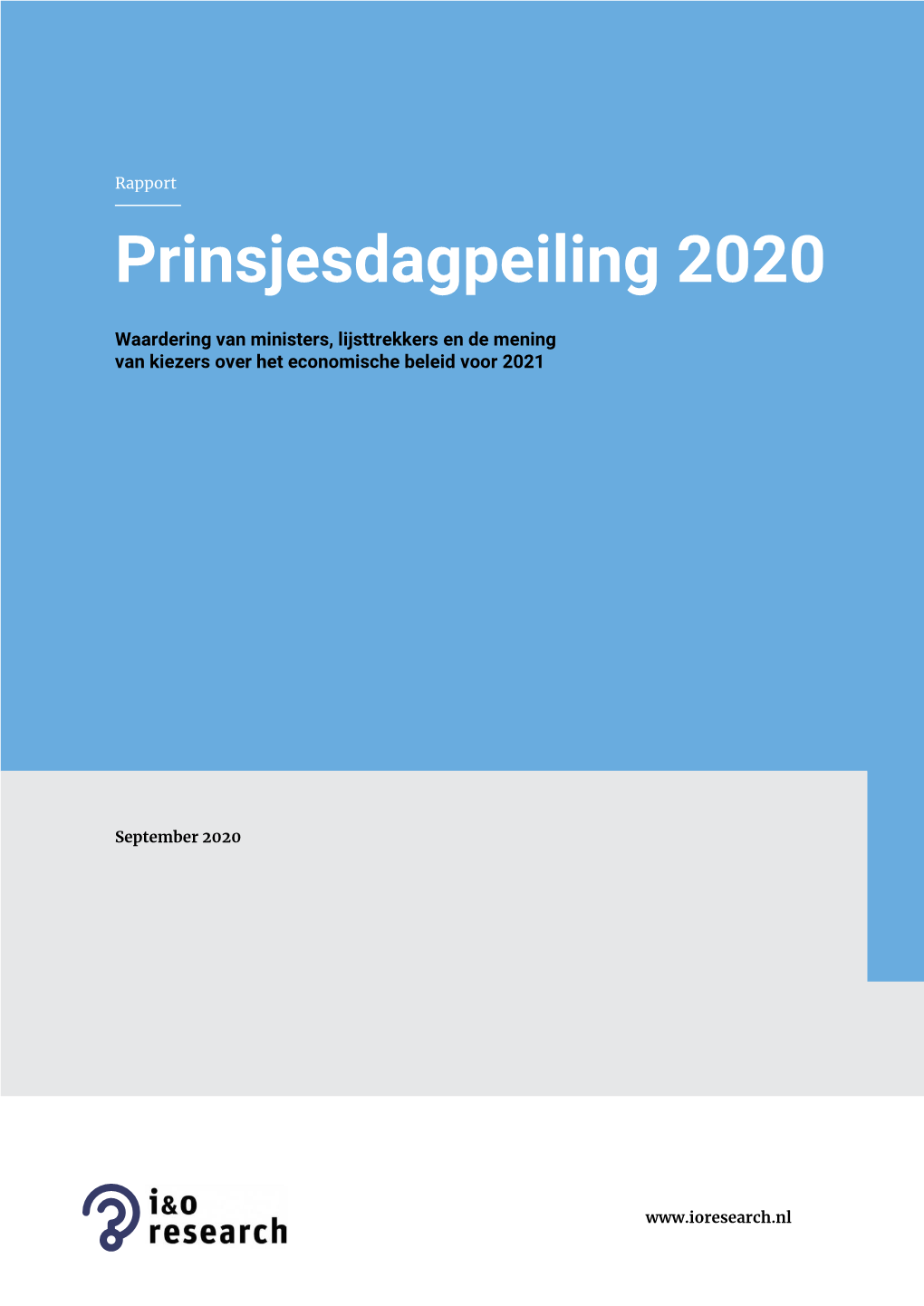 Prinsjesdagpeiling 2020