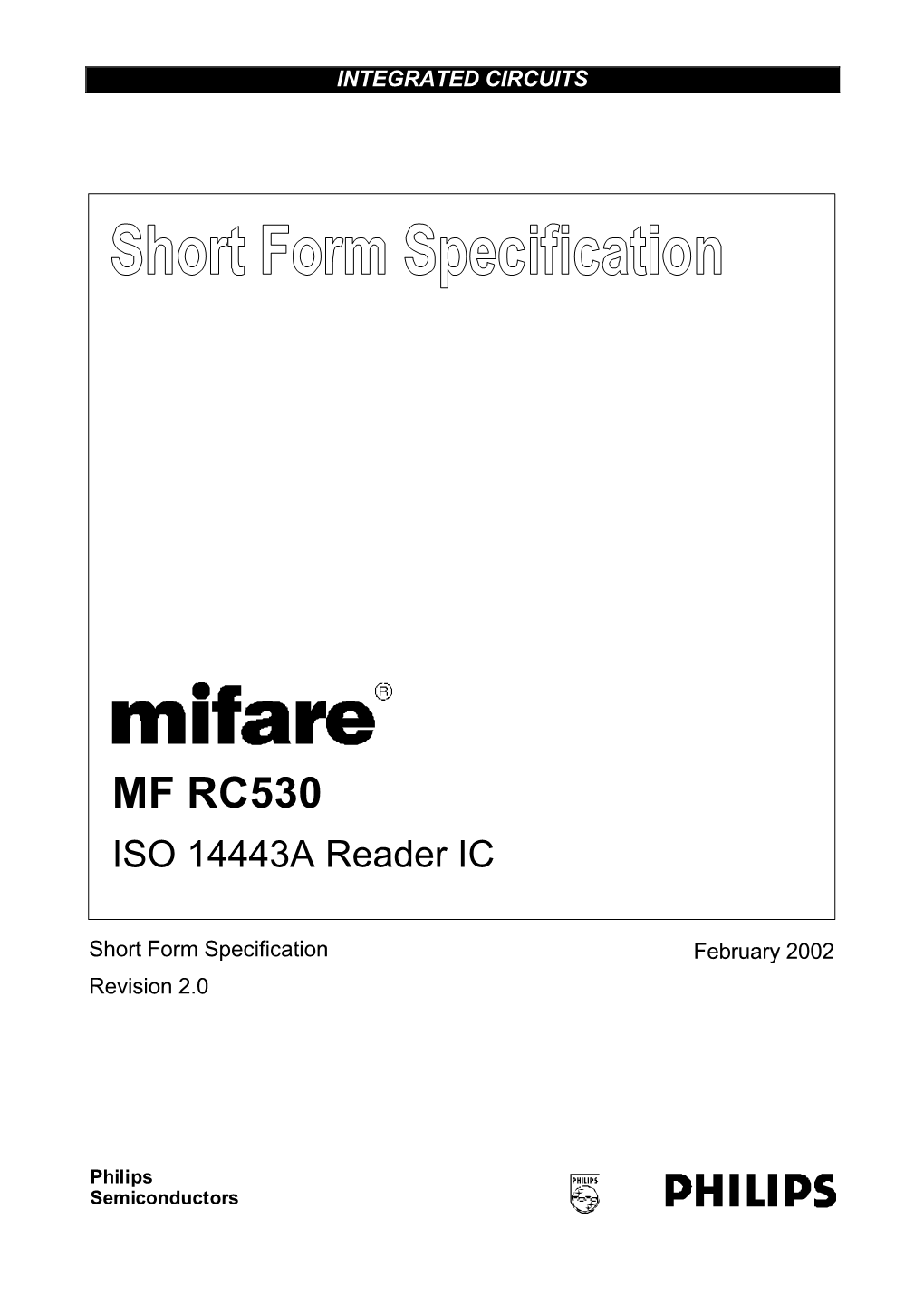 MF RC530 ISO 14443A Reader IC