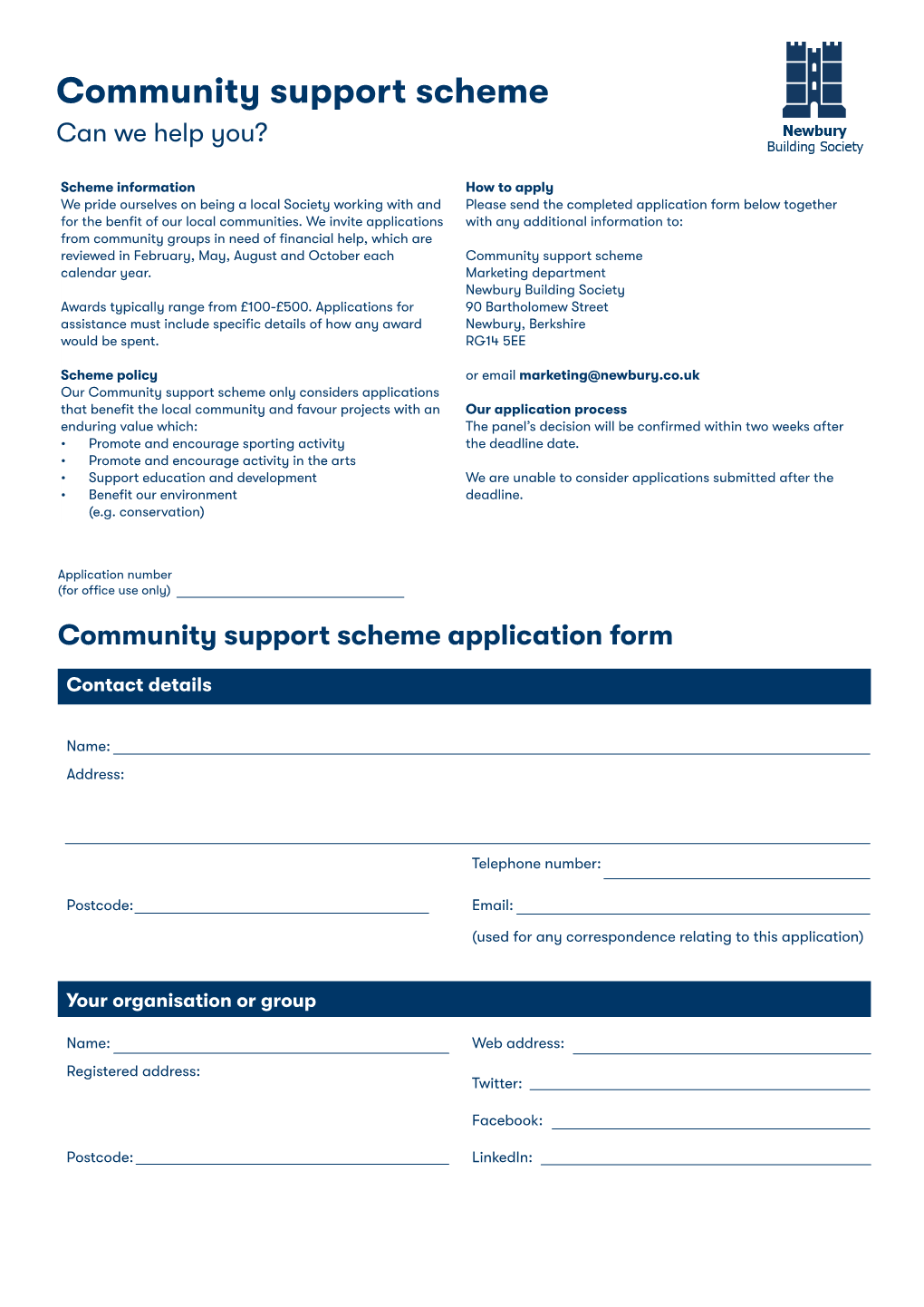 Community Support Scheme Can We Help You?