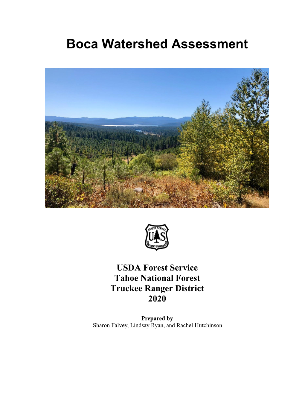 Boca Watershed Assessment