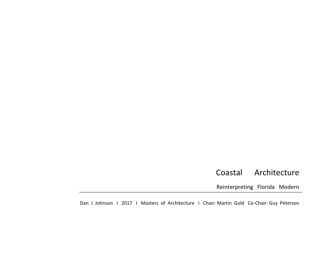 Coastal Architecture