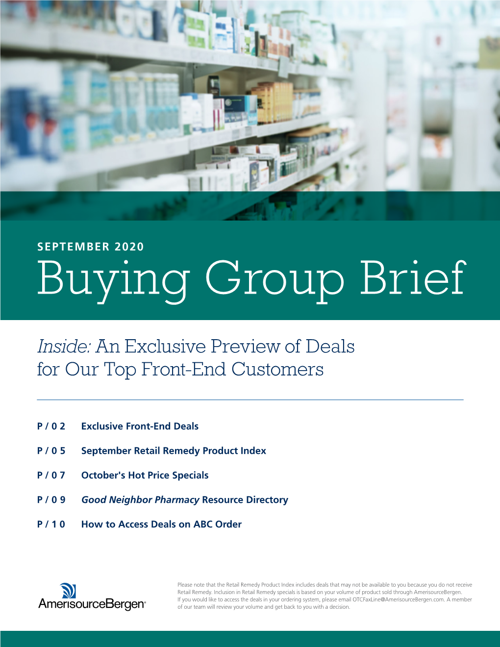 Buying Group Brief