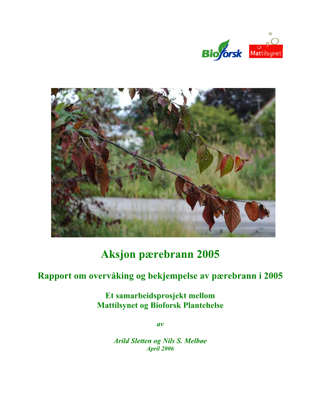 Pærebrannrapport 2005