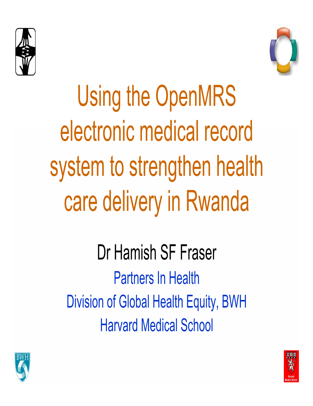 Using the Openmrs Electronic Medical Record System To