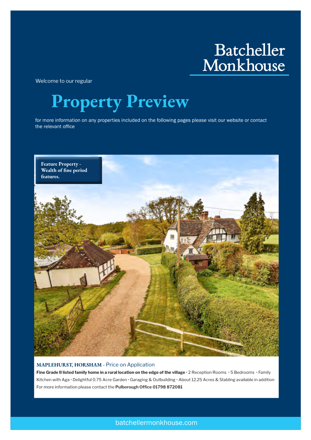 Property Preview for More Information on Any Properties Included on the Following Pages Please Visit Our Website Or Contact the Relevant Office