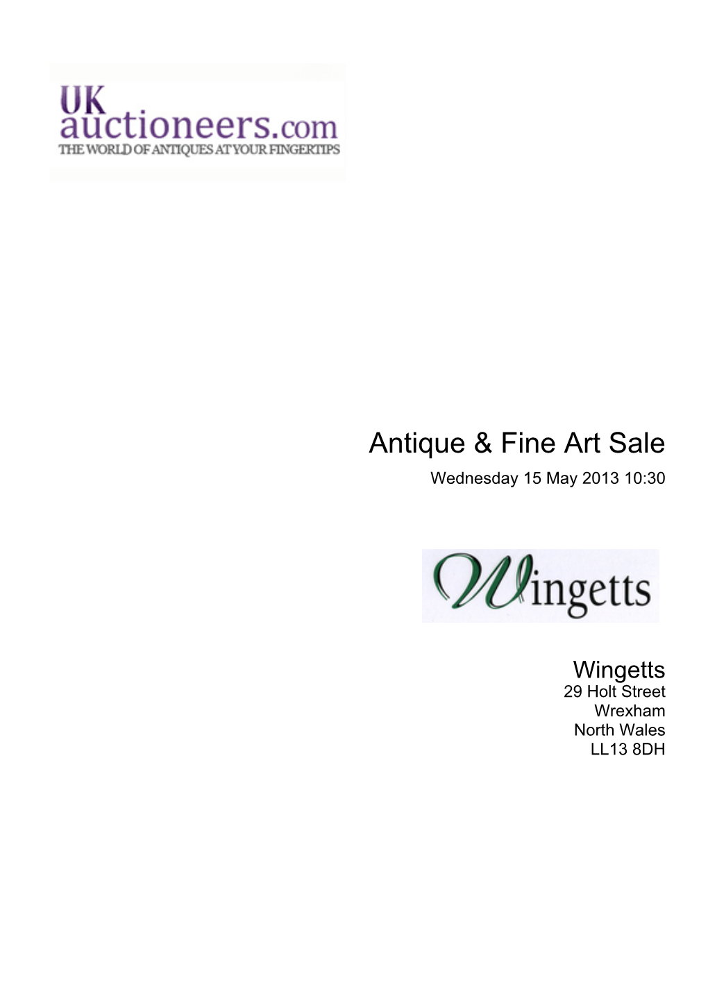 Antique & Fine Art Sale