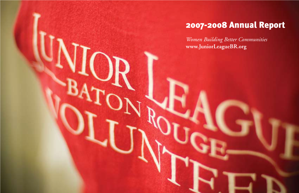 2007-2008 JLBR Annual Report